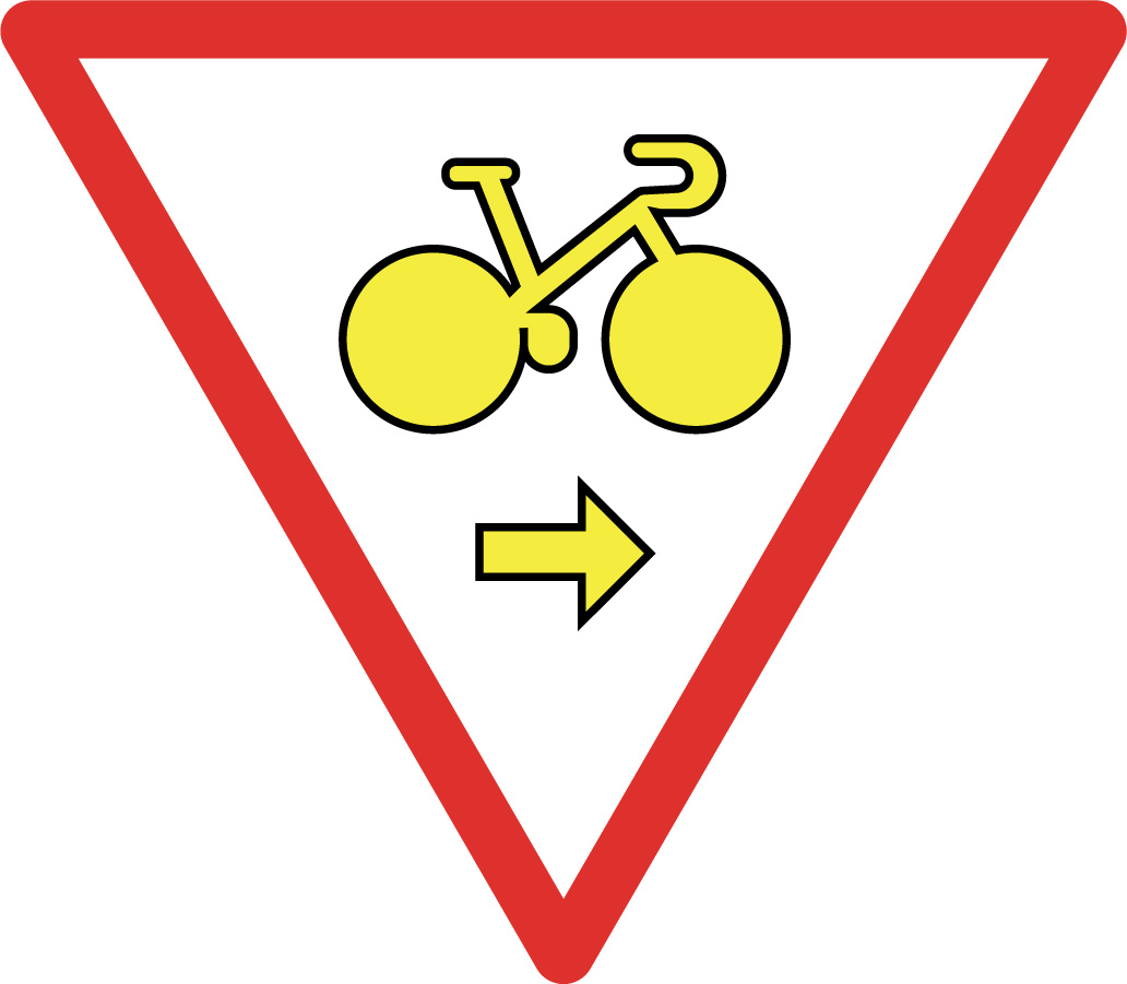 panneau vélo feu