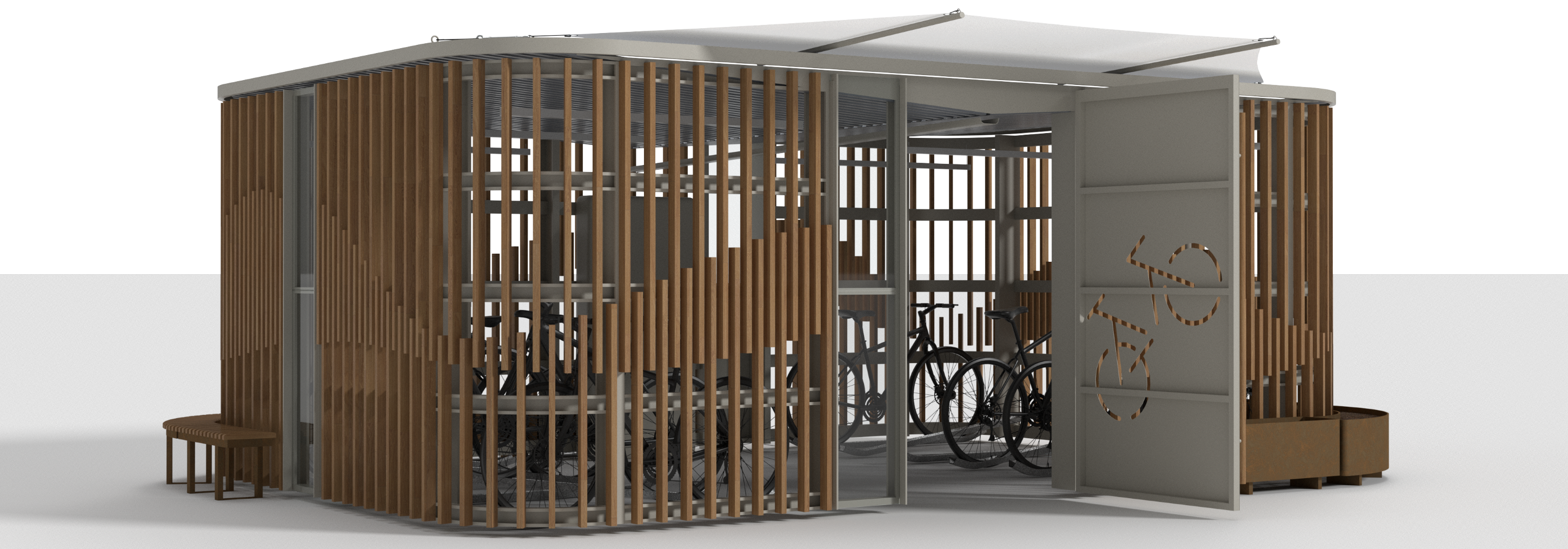 Lire la suite à propos de l’article Comment choisir son mobilier vélo ? Arceaux, abris, consignes : le guide complet